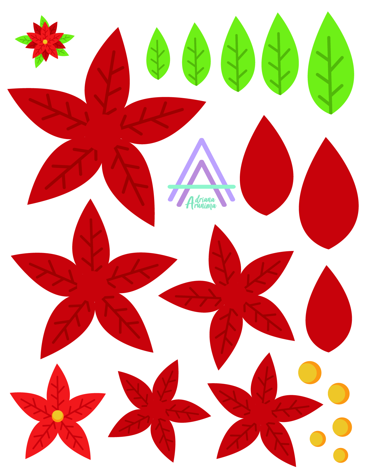 Ideas para Navidad (plantillas) - Página web de adrianaarunima